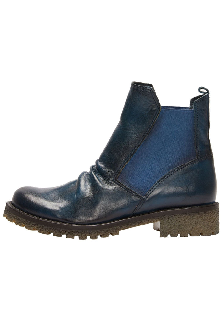 FELMINI Stiefelette Leder/Textil Blau