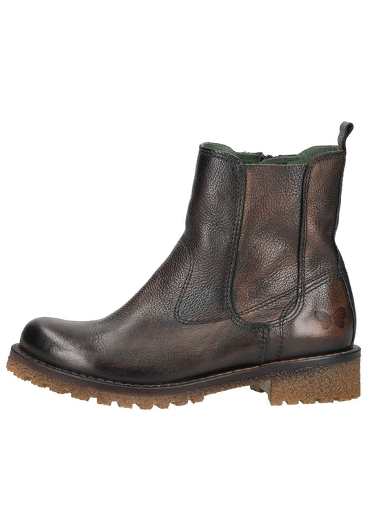 FELMINI Stiefelette Leder/Textil Cognac