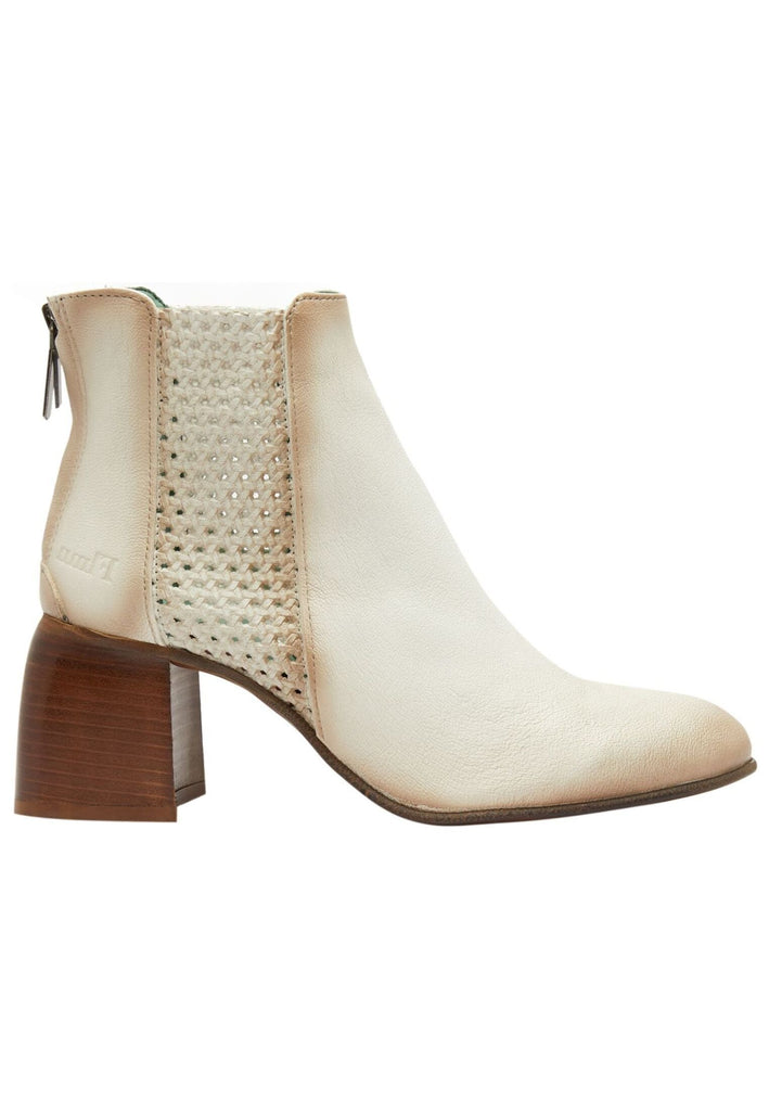 FELMINI Stiefelette Leder Weiß Kombi