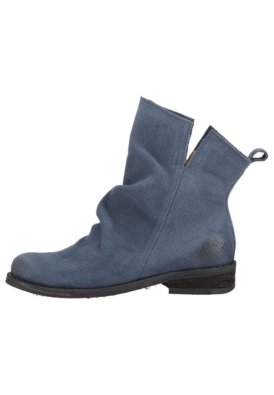 FELMINI Stiefelette Veloursleder Blau