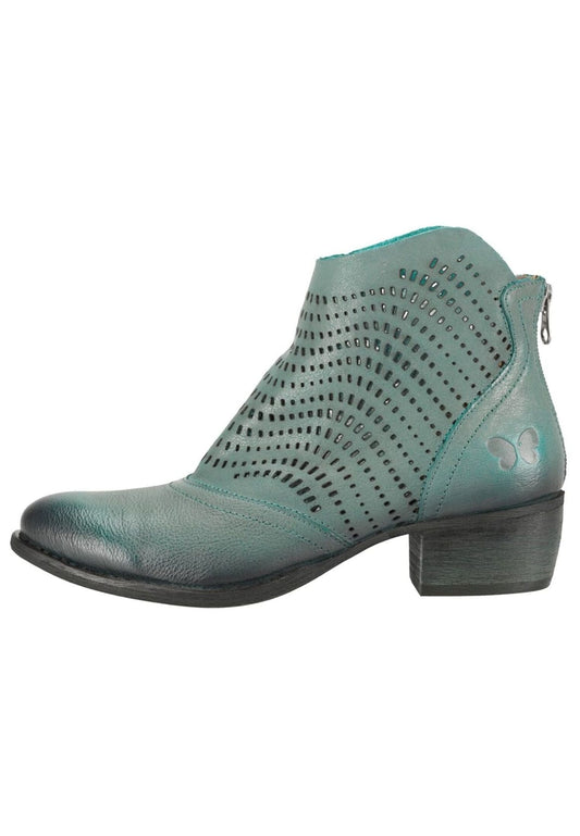 FELMINI Stiefelette Veloursleder Blau