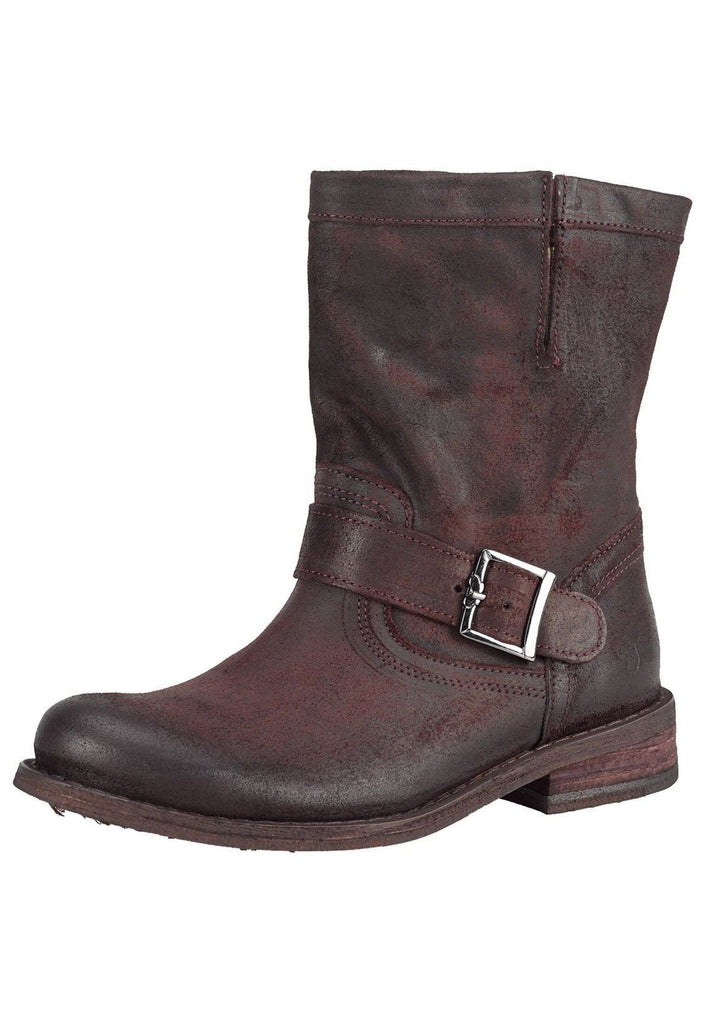 FELMINI Stiefelette Veloursleder Braun