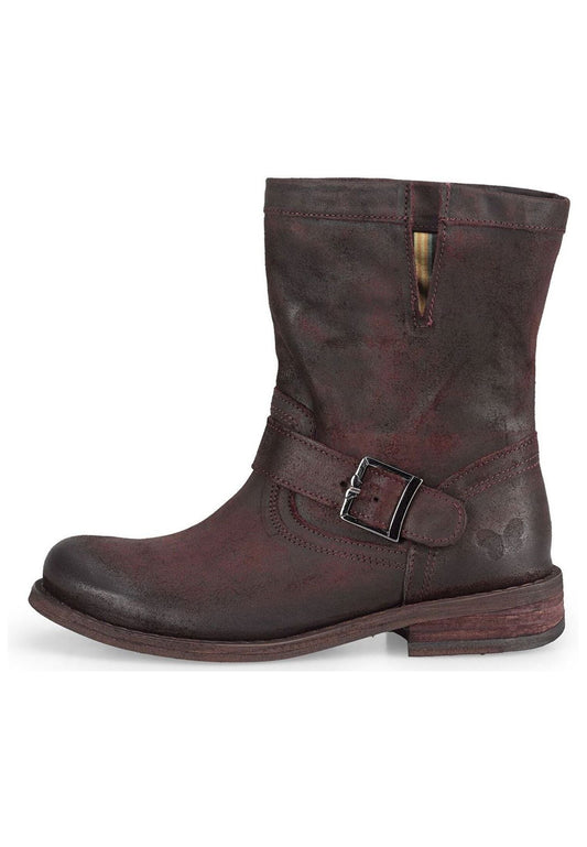 FELMINI Stiefelette Veloursleder Braun