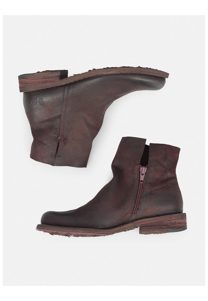 FELMINI Stiefelette Veloursleder Braun