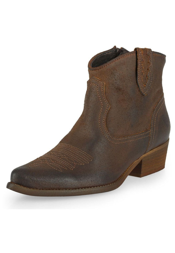 FELMINI Stiefelette Veloursleder Braun