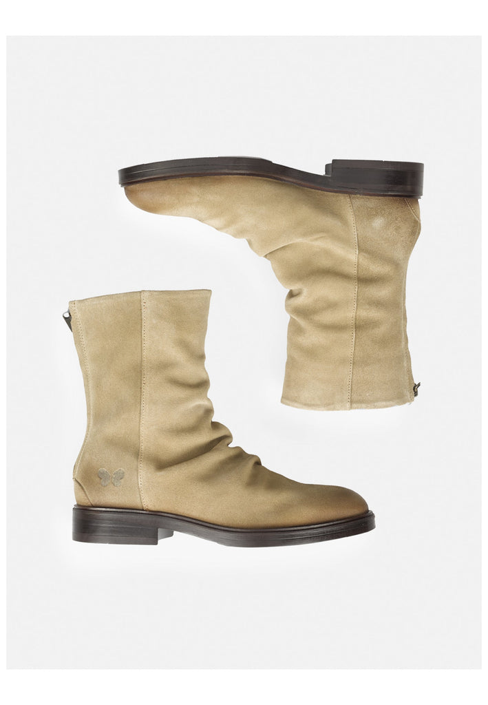 FELMINI Stiefelette Veloursleder Braun