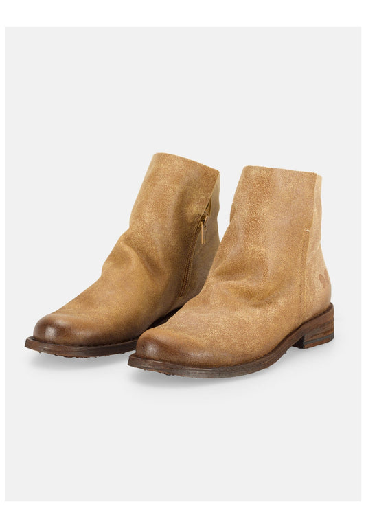 FELMINI Stiefelette Veloursleder Braun