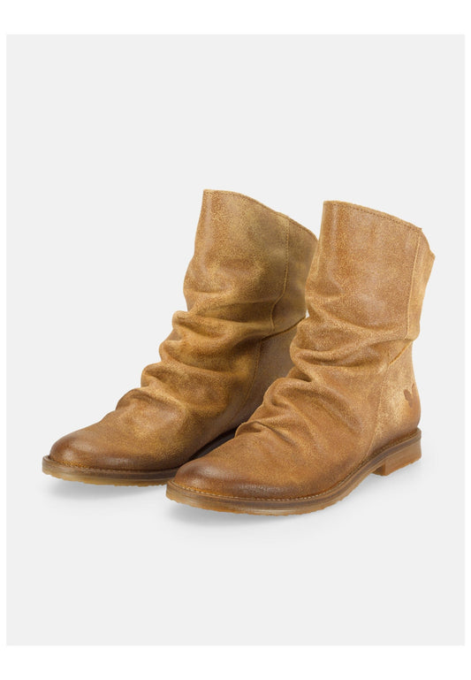 FELMINI Stiefelette Veloursleder Braun