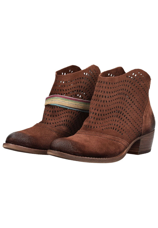 FELMINI Stiefelette Veloursleder Braun