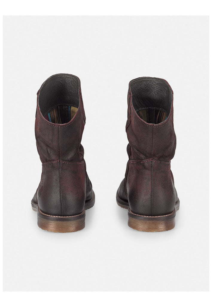 FELMINI Stiefelette Veloursleder Braun/Braun