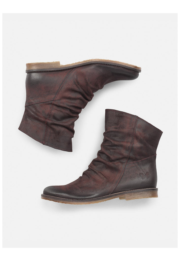 FELMINI Stiefelette Veloursleder Braun/Braun