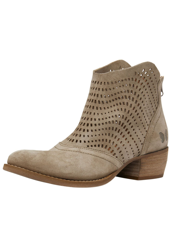 FELMINI Stiefelette Veloursleder Braun/Grau