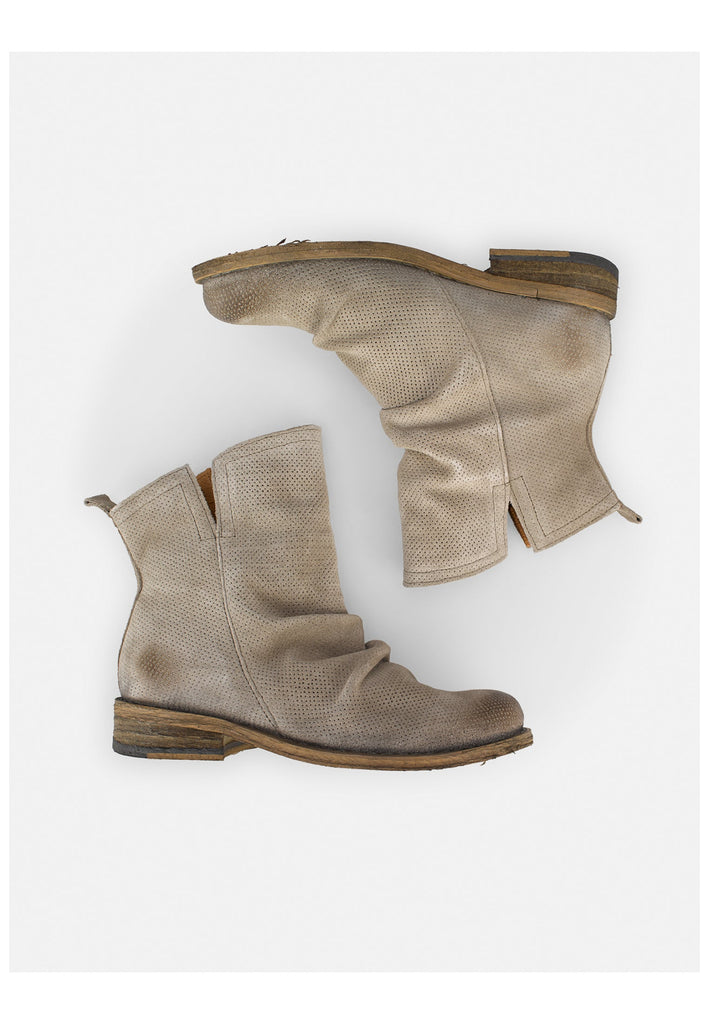 FELMINI Stiefelette Veloursleder Braun/Grau