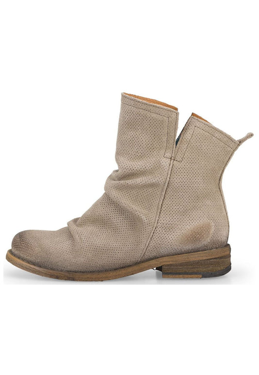 FELMINI Stiefelette Veloursleder Braun/Grau