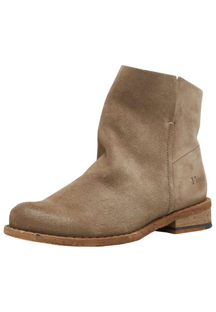 FELMINI Stiefelette Veloursleder Braun/Grau