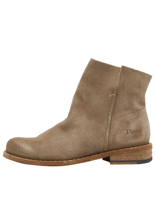 FELMINI Stiefelette Veloursleder Braun/Grau
