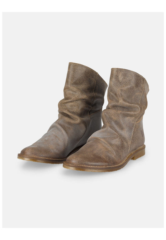 FELMINI Stiefelette Veloursleder Camel