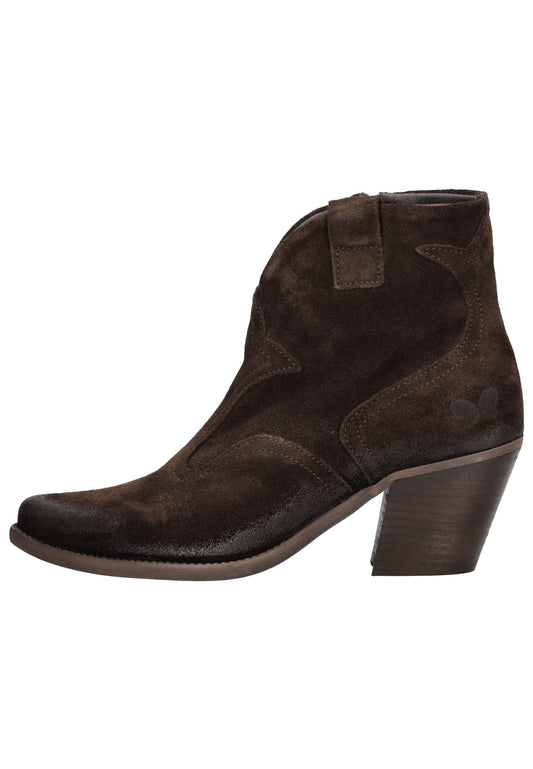 FELMINI Stiefelette Veloursleder Espresso