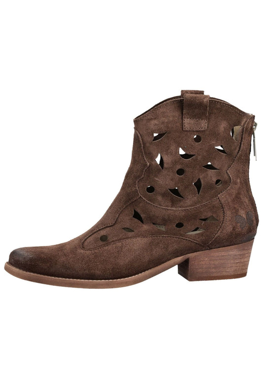 FELMINI Stiefelette Veloursleder Espresso