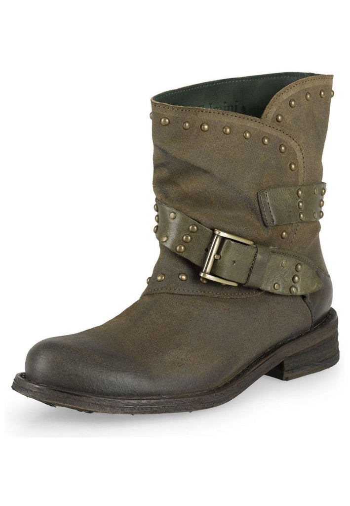 FELMINI Stiefelette Veloursleder Grün