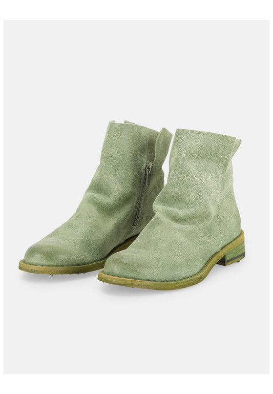 FELMINI Stiefelette Veloursleder Grün