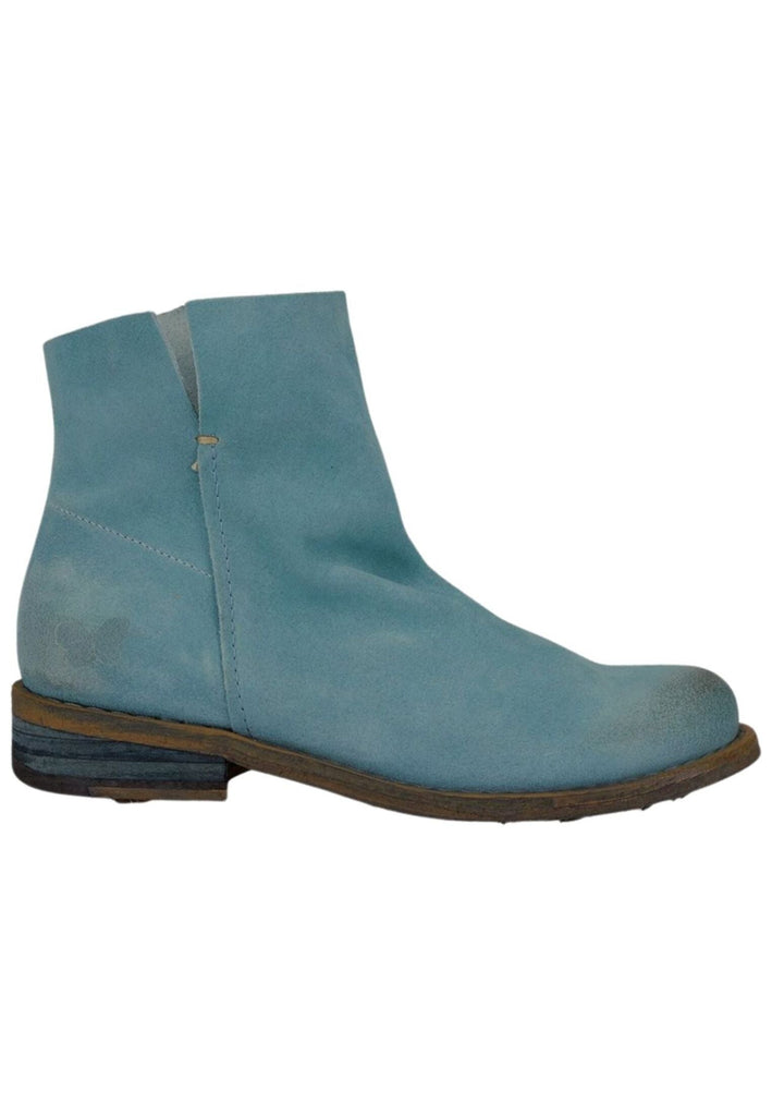 FELMINI Stiefelette Veloursleder Hellblau