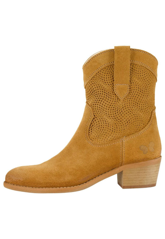 FELMINI Stiefelette Veloursleder Sand