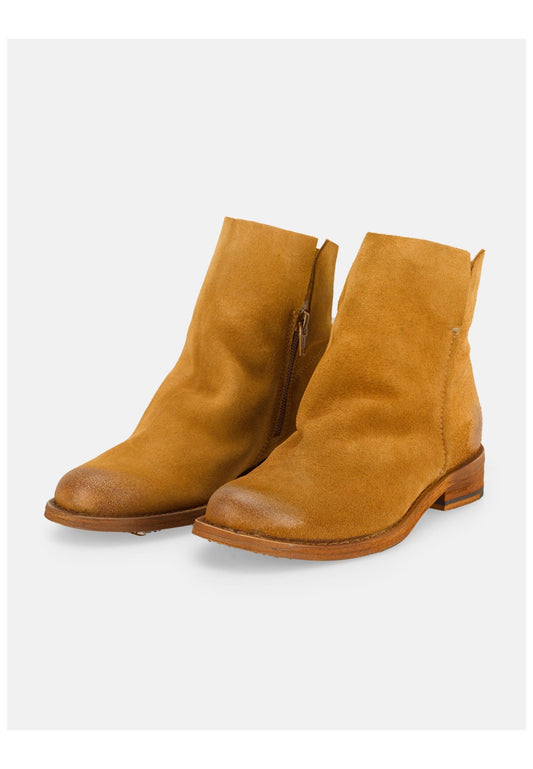 FELMINI Stiefelette Veloursleder Sand