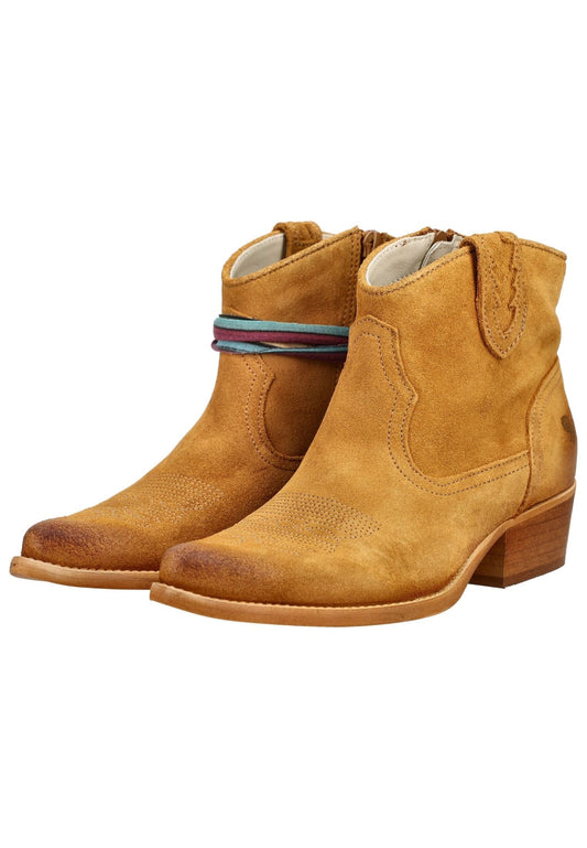 FELMINI Stiefelette Veloursleder Sand