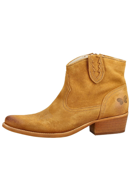 FELMINI Stiefelette Veloursleder Sand