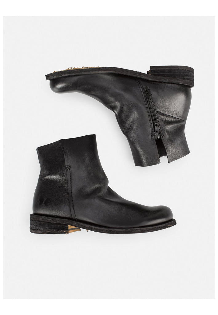 FELMINI Stiefelette Veloursleder Schwarz