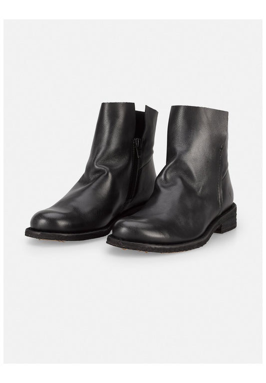 FELMINI Stiefelette Veloursleder Schwarz