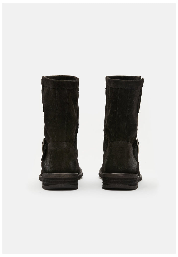 FELMINI Stiefelette Veloursleder Schwarz