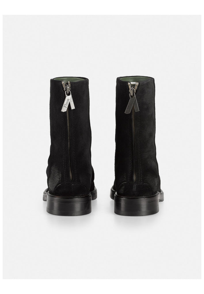 FELMINI Stiefelette Veloursleder Schwarz