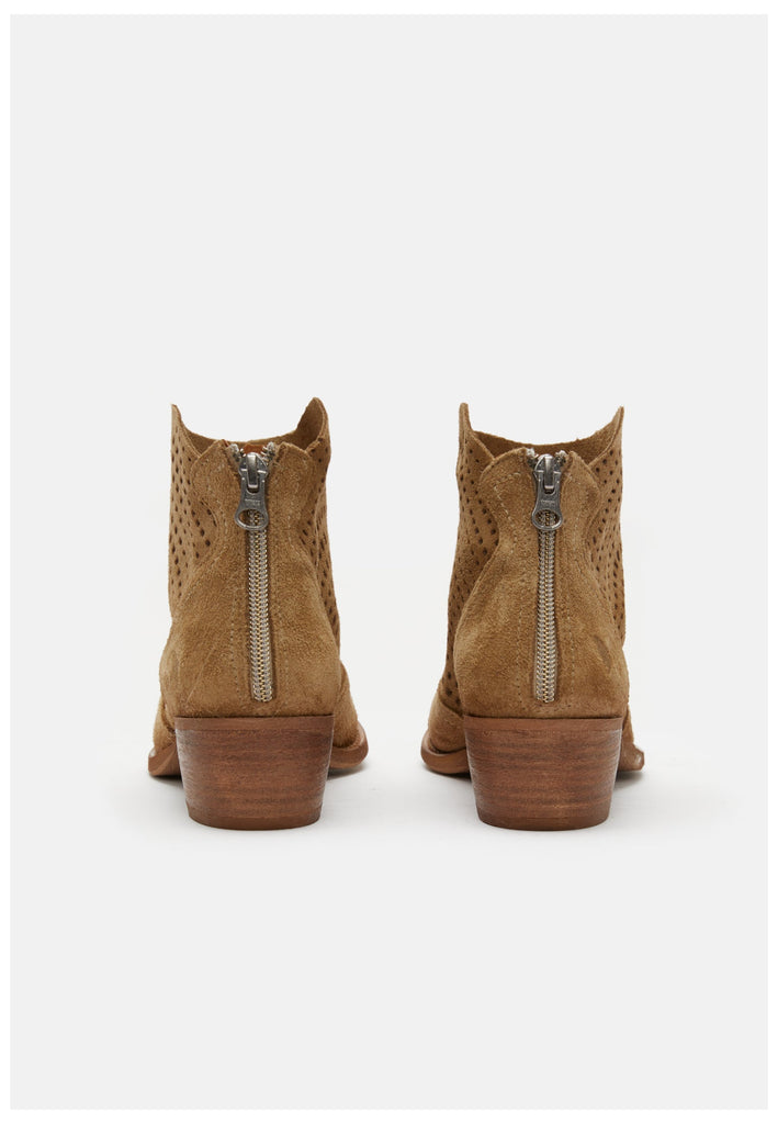 FELMINI Stiefelette Veloursleder Stone