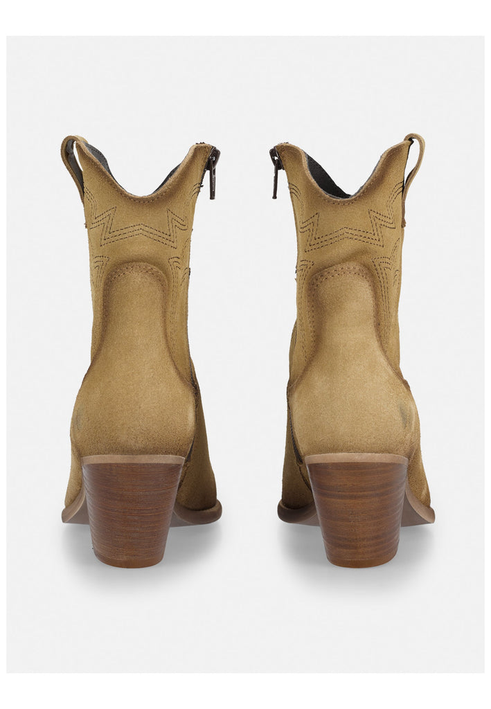 FELMINI Stiefelette Veloursleder Stone