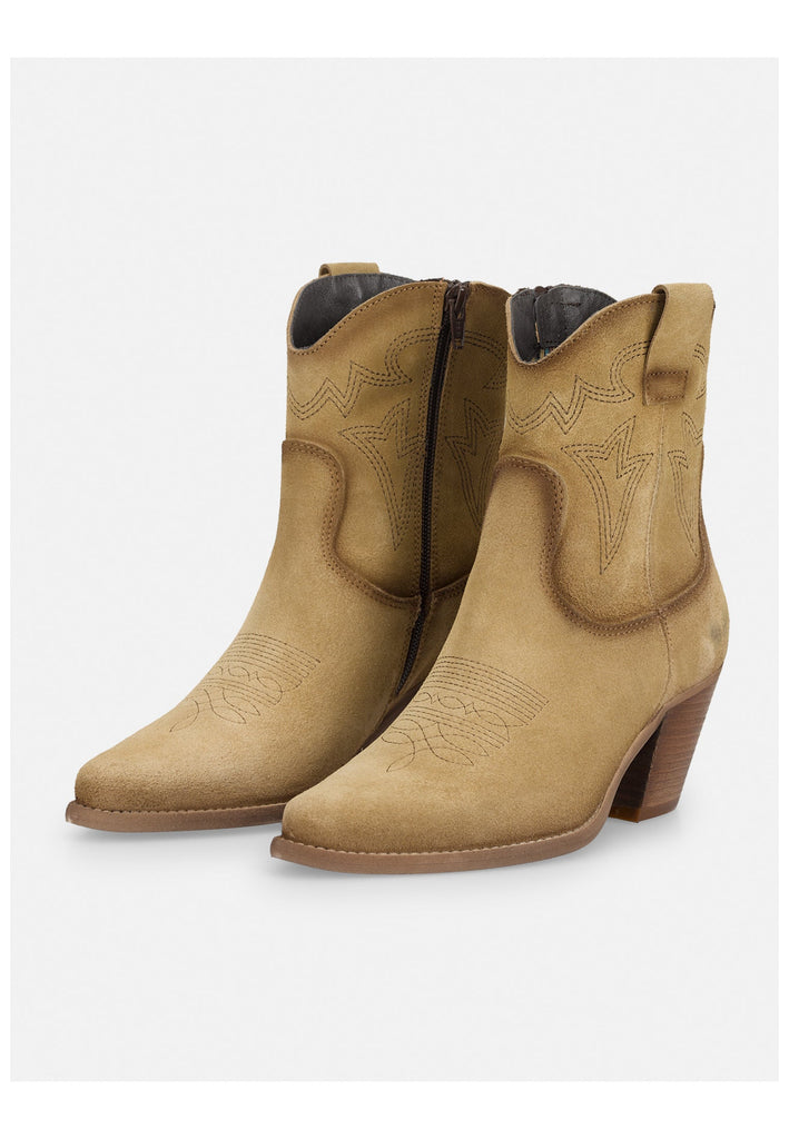 FELMINI Stiefelette Veloursleder Stone