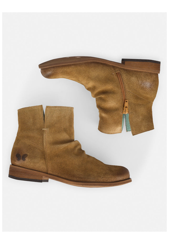 FELMINI Stiefelette Veloursleder Stone