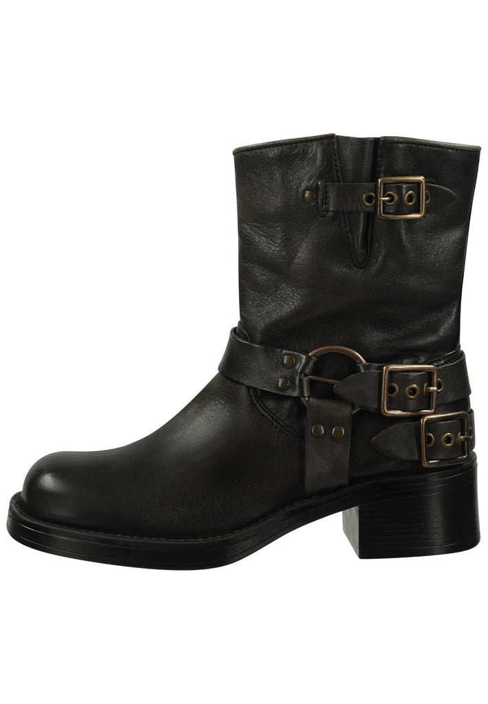 Stiefeletten FELMINI Stiefelette Glattleder Dunkelgrau