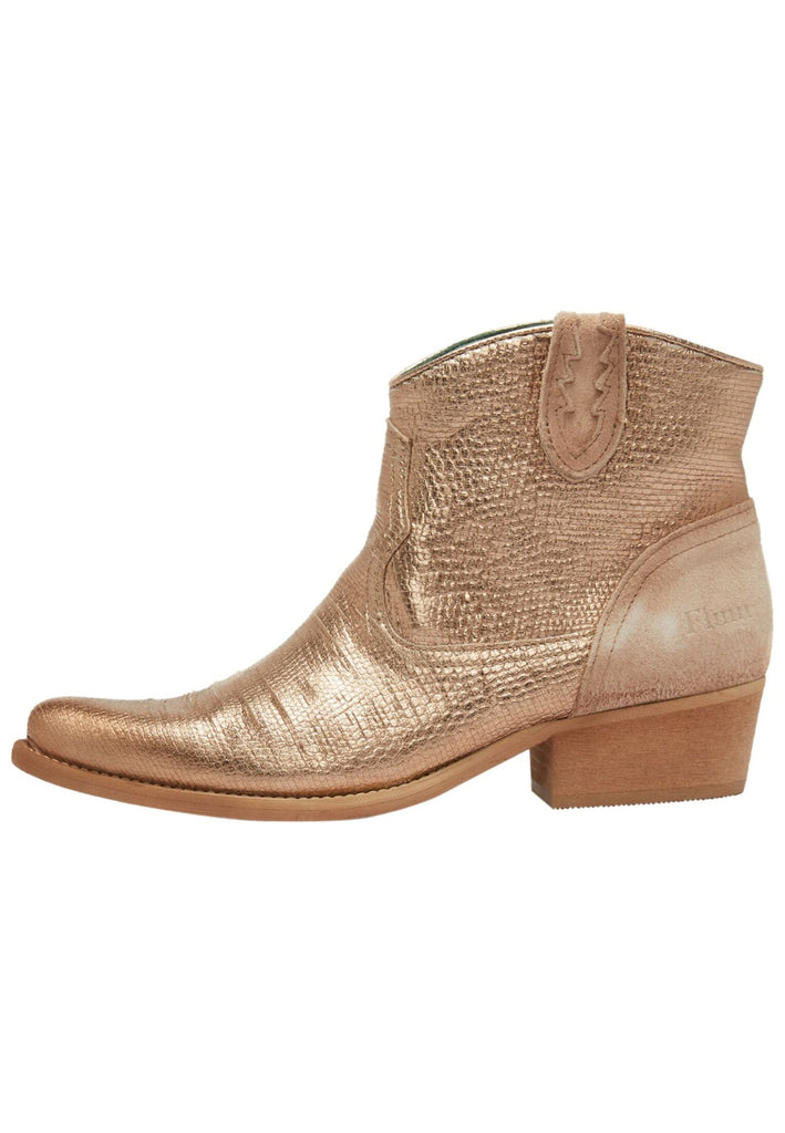 Stiefeletten FELMINI Stiefelette Leder Gold-Braun