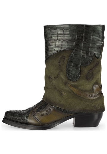 Stiefeletten FELMINI Stiefelette Leder Green