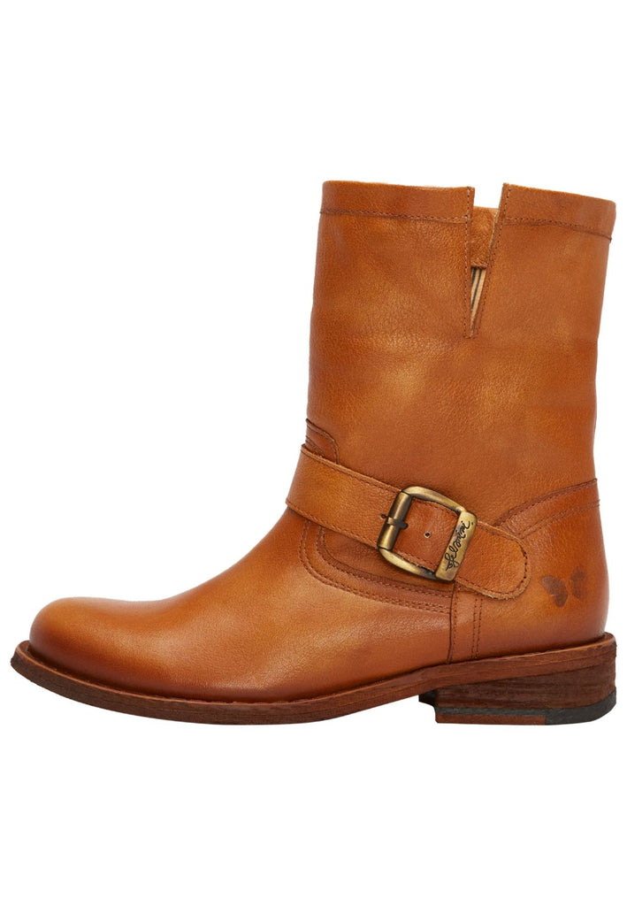 Stiefeletten FELMINI Stiefelette Leder Mittelbraun