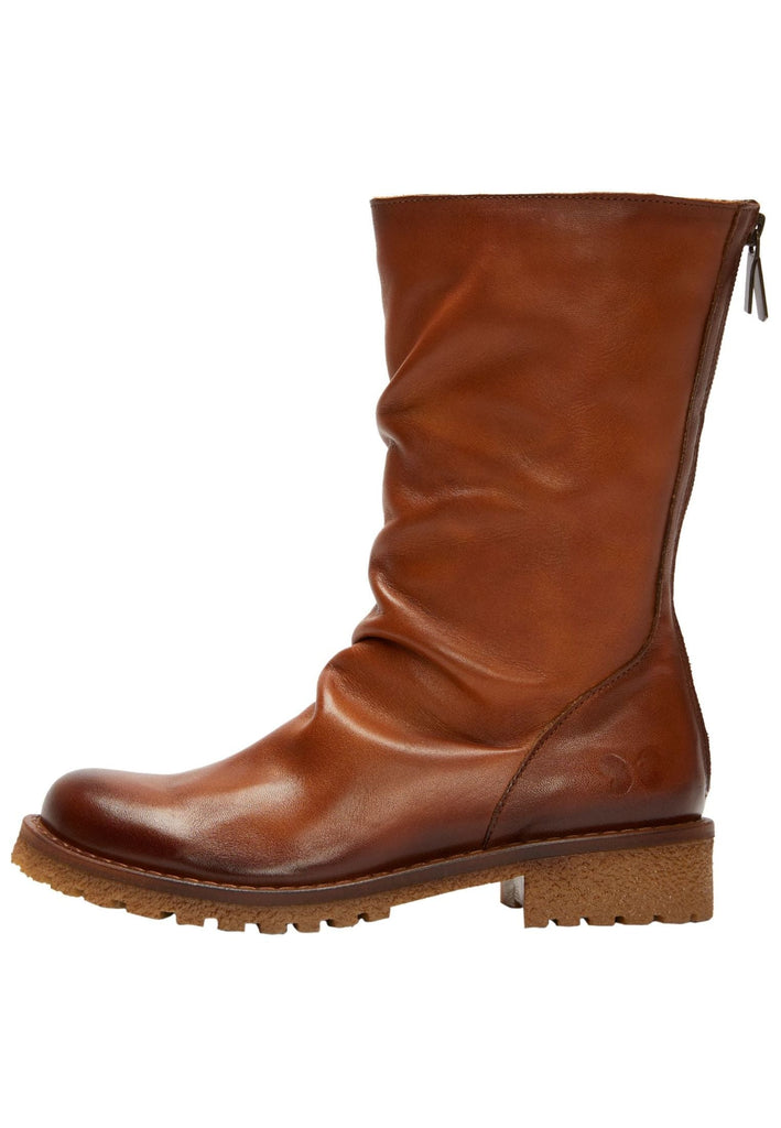 Stiefeletten FELMINI Stiefelette Leder Mittelbraun