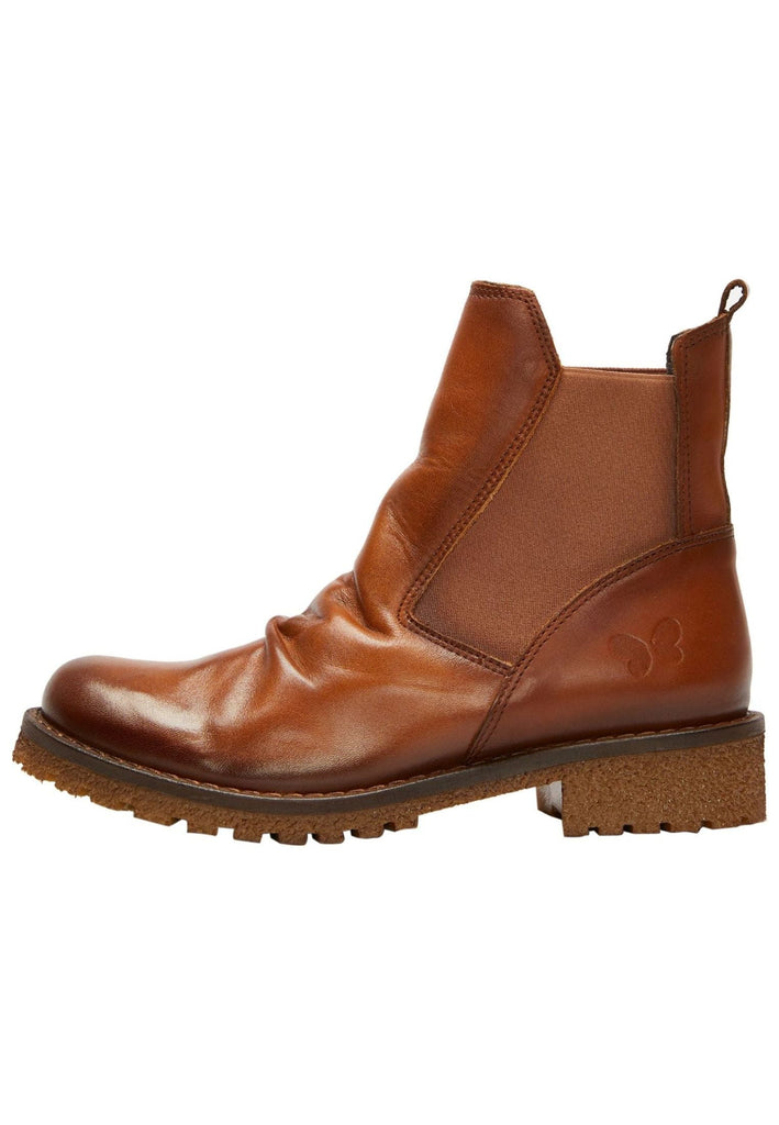 Stiefeletten FELMINI Stiefelette Leder/Textil Mittelbraun