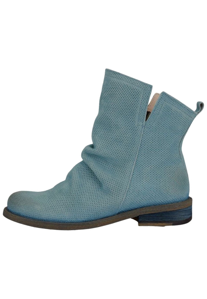 Stiefeletten FELMINI Stiefelette Veloursleder Hellblau