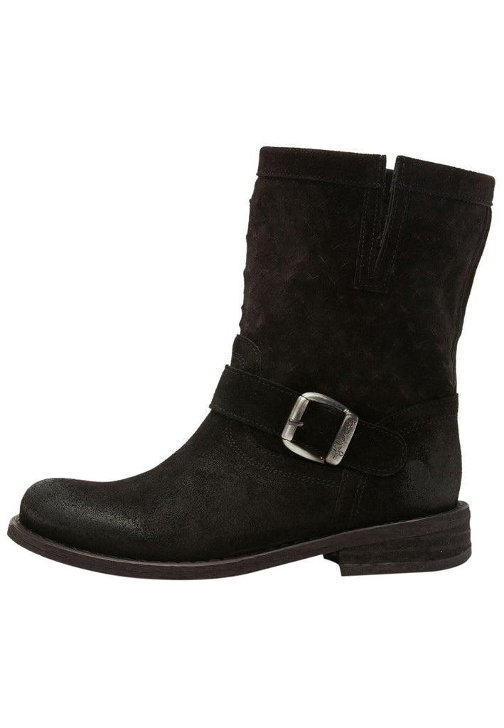 Stiefeletten FELMINI Stiefelette Veloursleder Schwarz