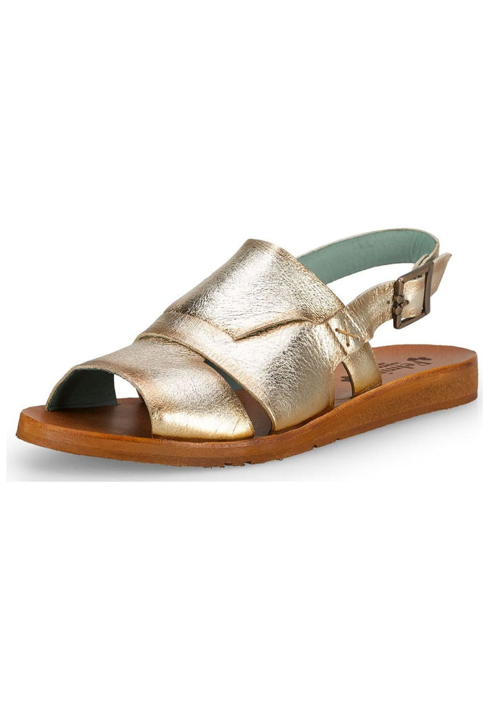 FELMINI WIDE FIT Sandalen Leder Gold