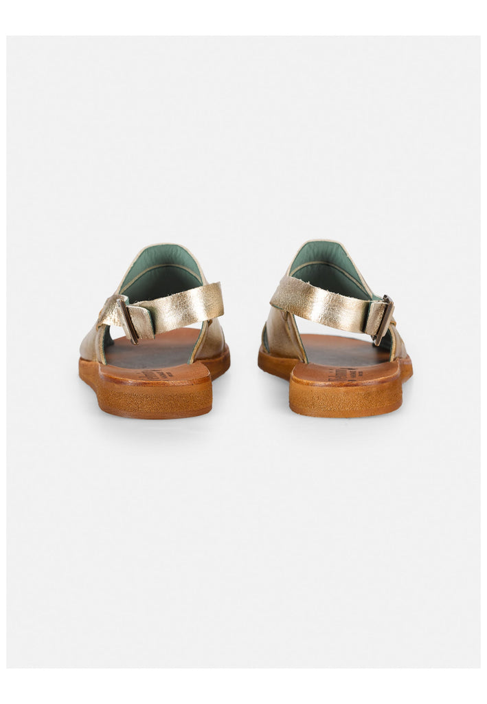 FELMINI WIDE FIT Sandalen Leder Gold