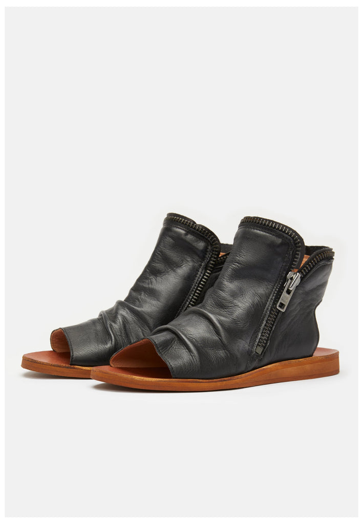 FELMINI WIDE FIT Sandalen Leder Schwarz