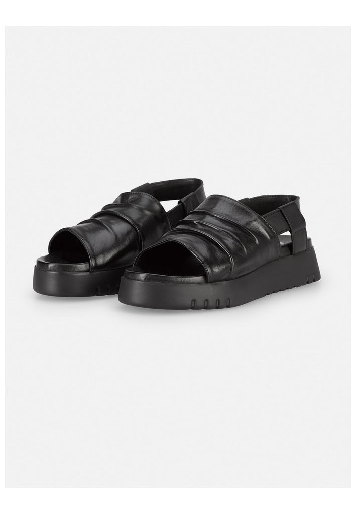 FELMINI WIDE FIT Sandalen Leder Schwarz